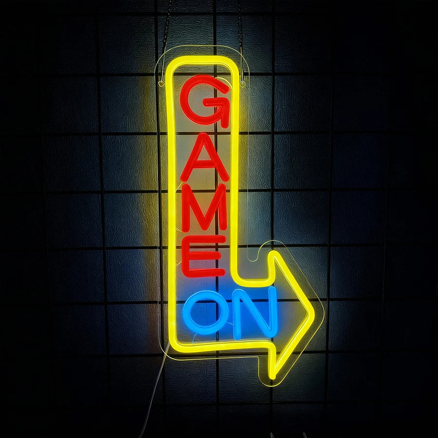 Néon LED Gaming Mural – Décoration Chambre Gamer USB