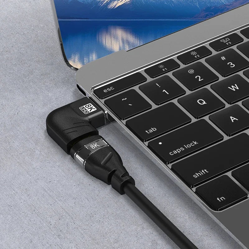 Adaptateur HDMI 2.1 8K coudé à 90 degrés