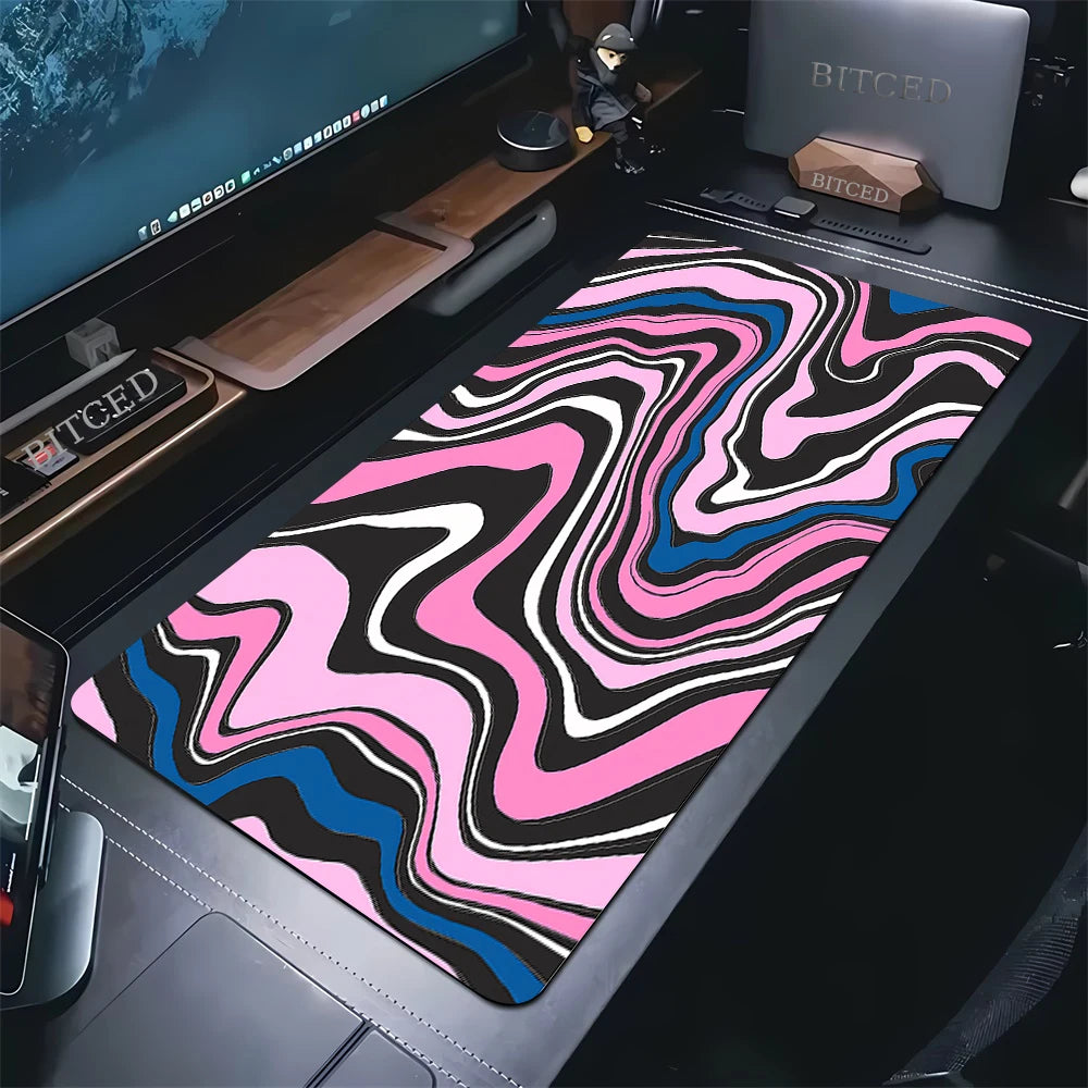 Tapis de souris XXL motif liquide variante 2