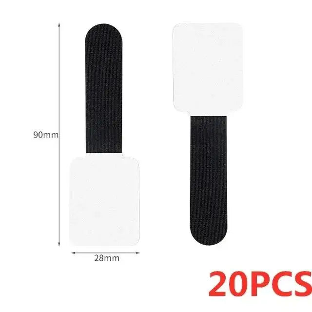 Attaches-câbles réutilisables adhésives pour setup gaming, visuel produit