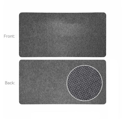Tapis de souris XXL feutre de laine, coloris gris disponibles