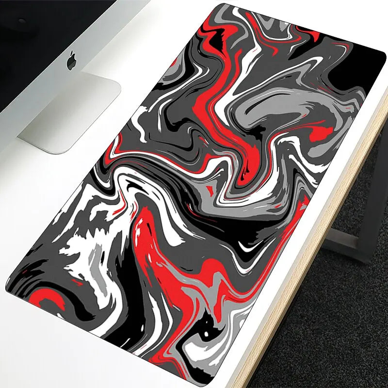 Tapis de souris XXL motif liquide grand format