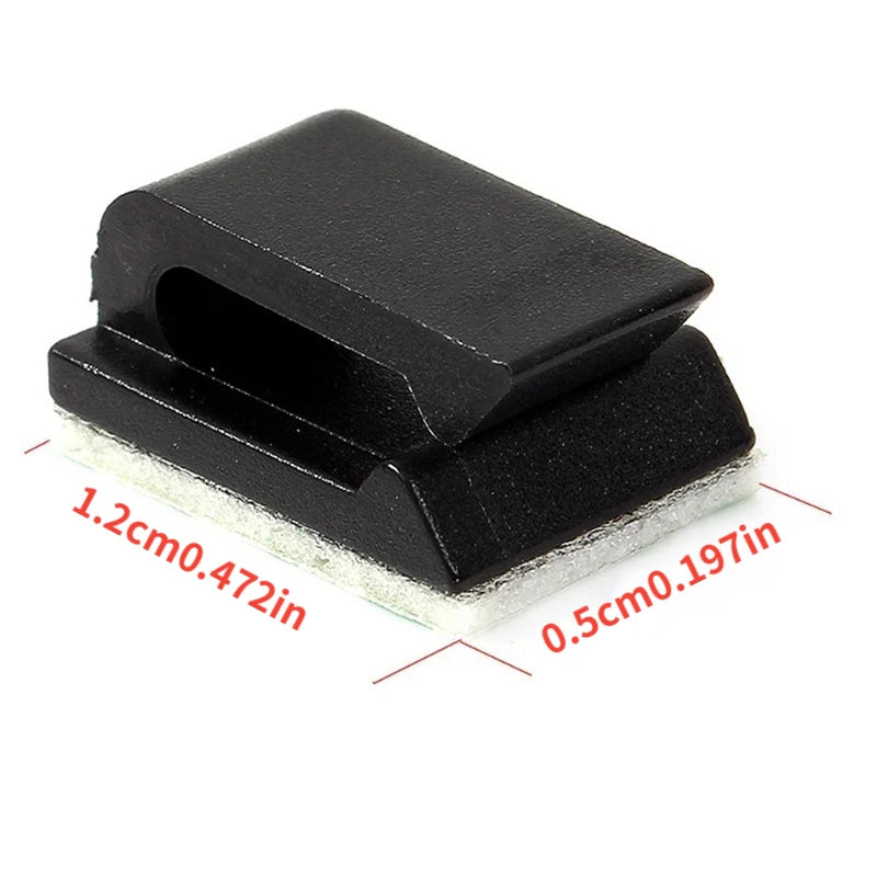 Clips adhésifs fixe-câbles, vue packaging