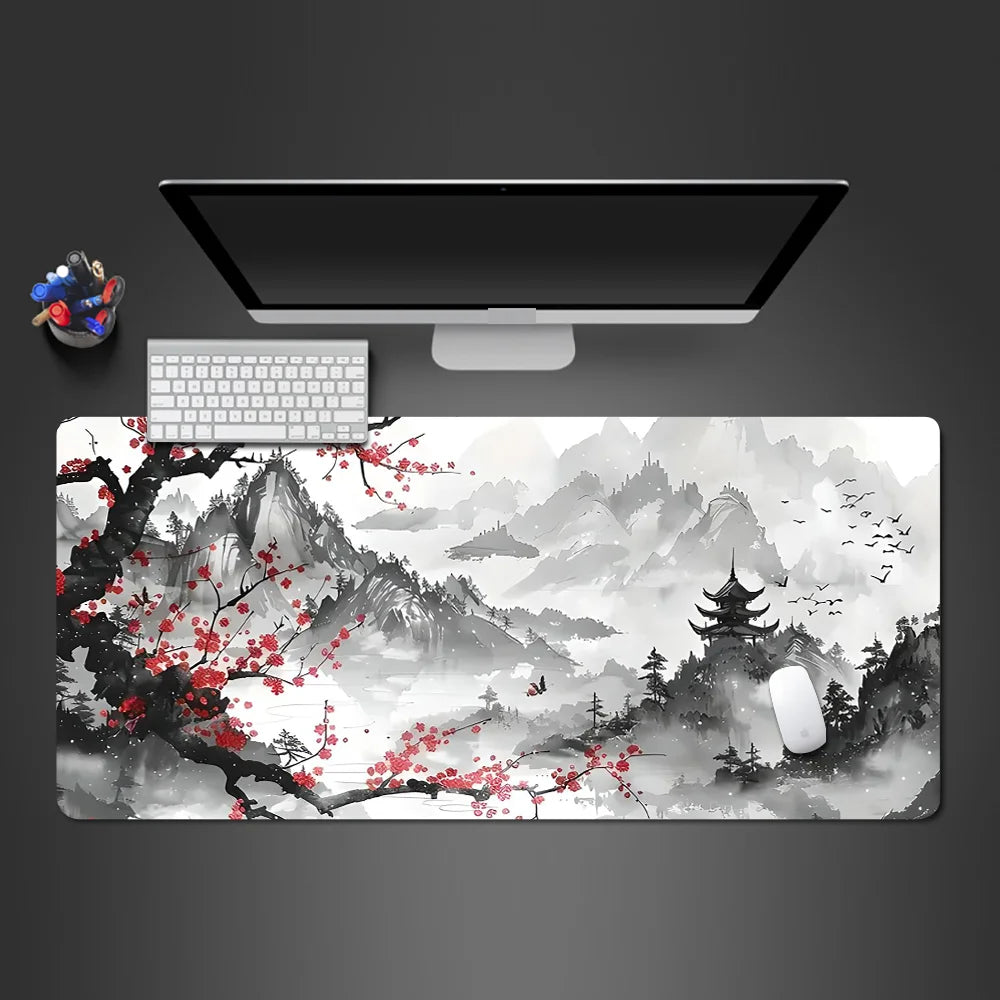 Tapis de souris XXL sakura texture tissée
