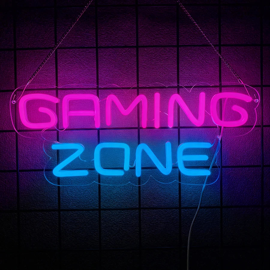 Néon LED Gaming Mural – Décoration Chambre Gamer USB