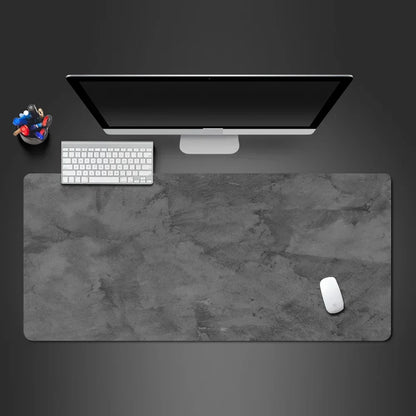 Tapis de souris XXL série grise, détail texture effet béton