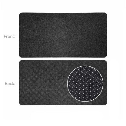 Tapis de souris XXL feutre de laine, base antidérapante