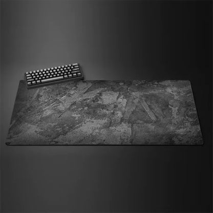 Tapis de souris XXL série grise, bords cousus