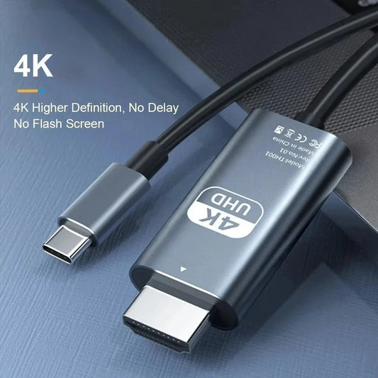 Câble USB-C vers HDMI 4K, vue produit