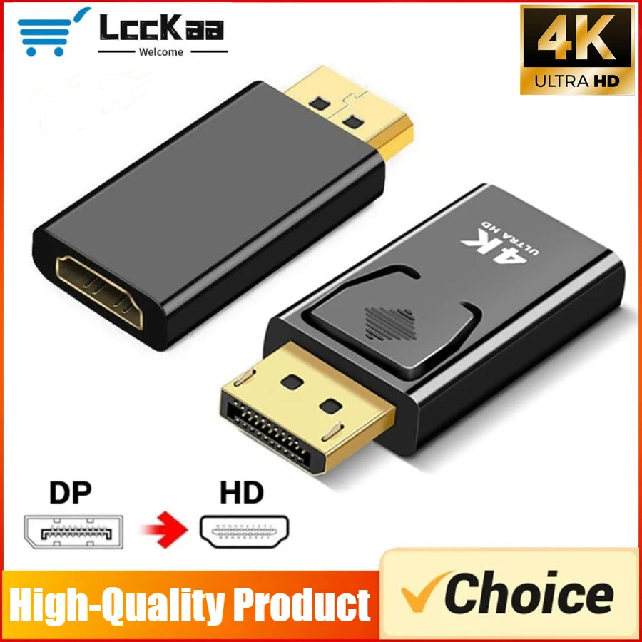 Adaptateur DisplayPort vers HDMI 4K, vue produit