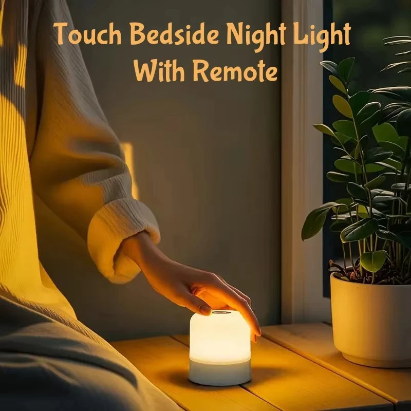 Lampe d'ambiance LED rechargeable, tactile et télécommande, présentation du produit