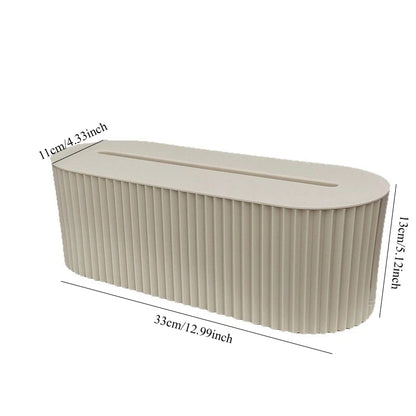 Boîte de rangement câbles grande capacité installée sur bureau