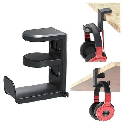 Support casque de bureau à pince, rotation 360 degrés, présentation du produit