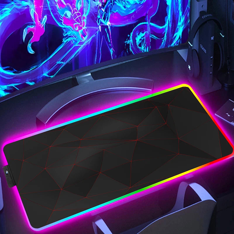 Tapis de souris RGB setup gaming complet