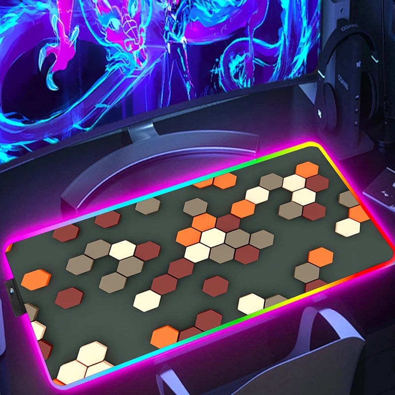 Tapis de souris RGB détail tissage