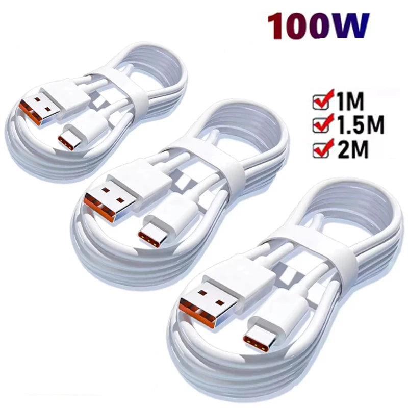 Lot de câbles USB-C charge ultra rapide 100W