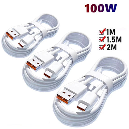 Lot de câbles USB-C charge ultra rapide 100W