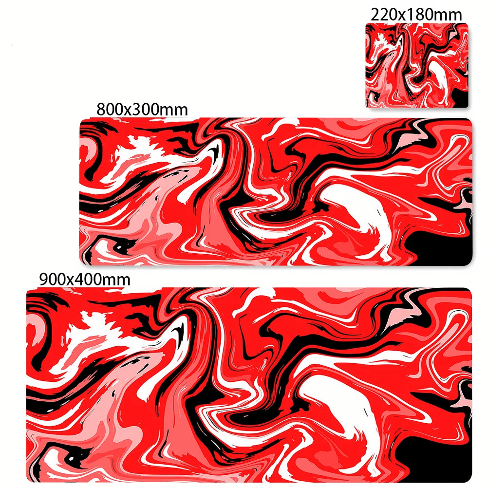 Tapis de souris liquide noir blanc dimensions