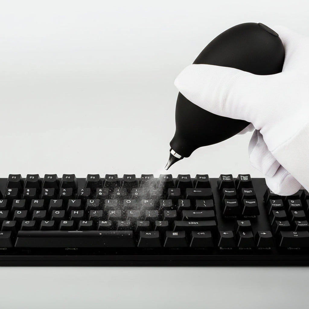 Soufflette anti-poussière rechargeable pour clavier et console, vue produit