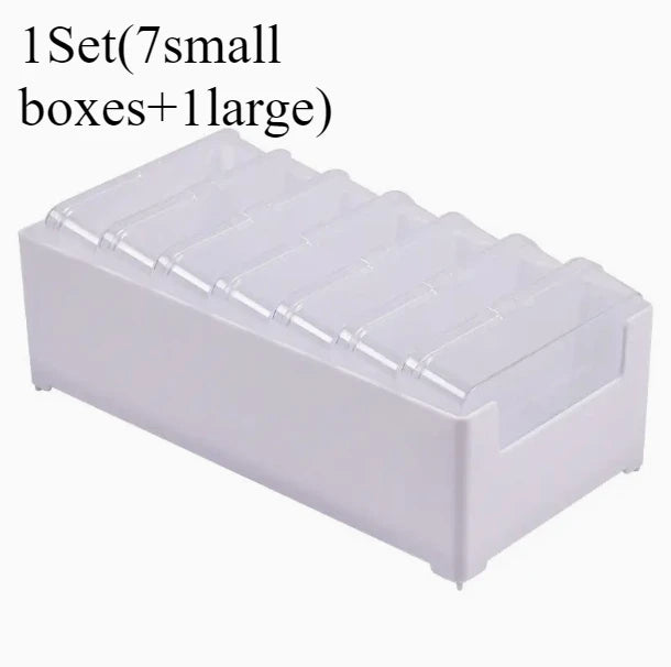 Boîte de rangement câbles compacte, vue de dessus