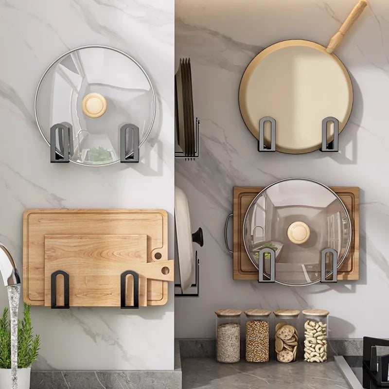 Support mural routeur coloris gris, vue produit
