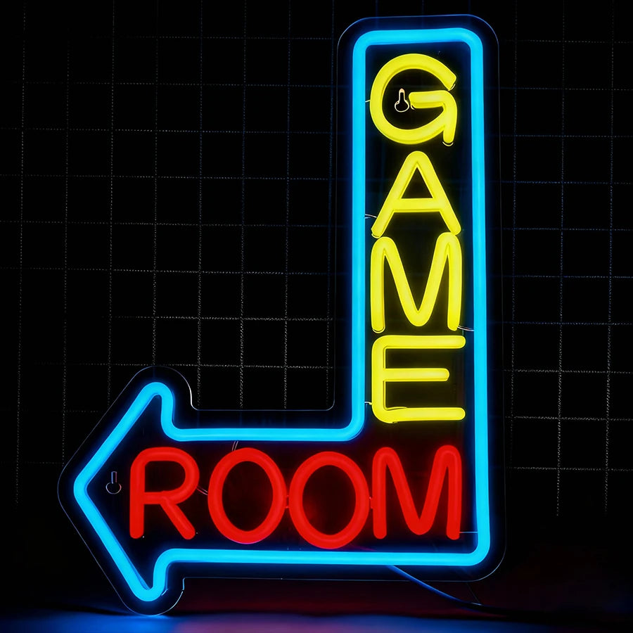 Néon LED Gaming Mural – Décoration Chambre Gamer USB