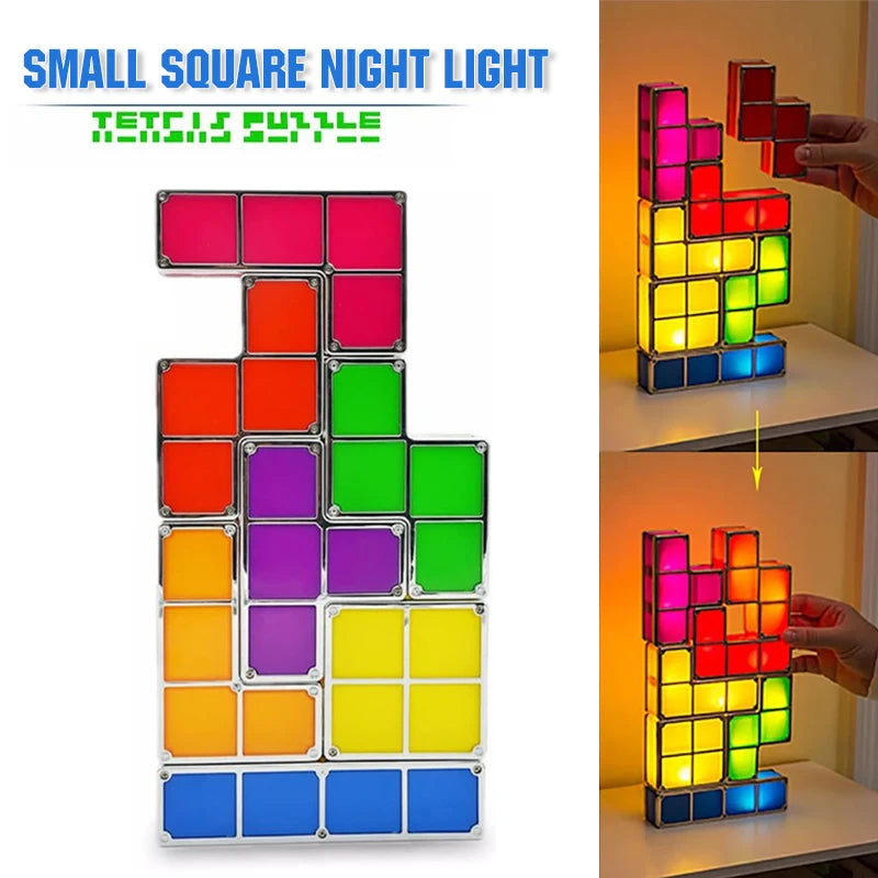 Veilleuse LED blocs empilés en forme de tour
