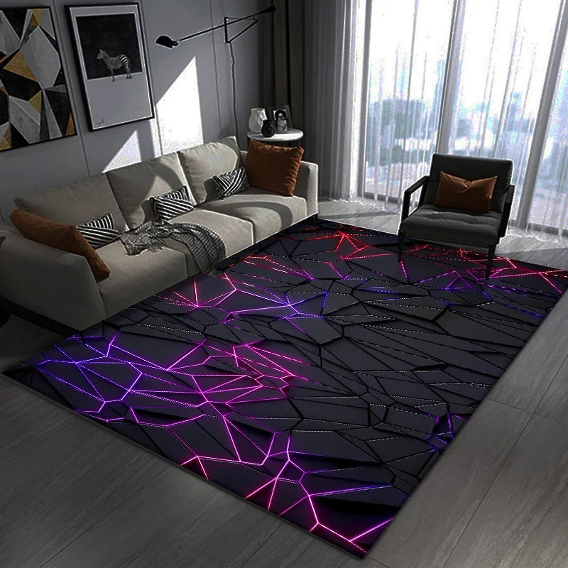 Tapis gaming motif géométrique, différents formats disponibles