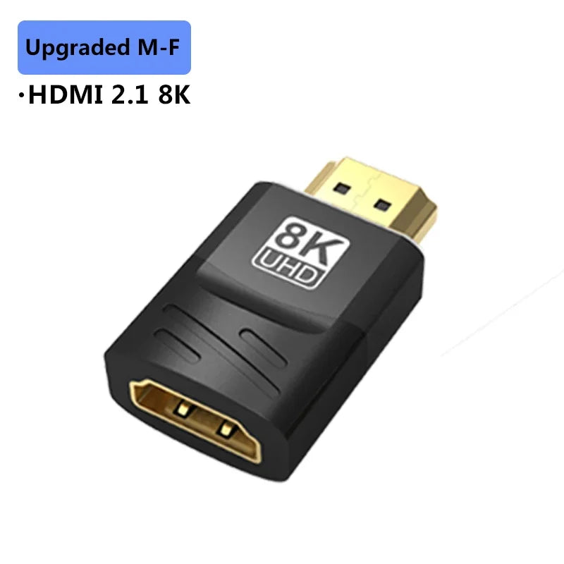 Adaptateur HDMI 2.1 8K coudé, compatibilité 8K