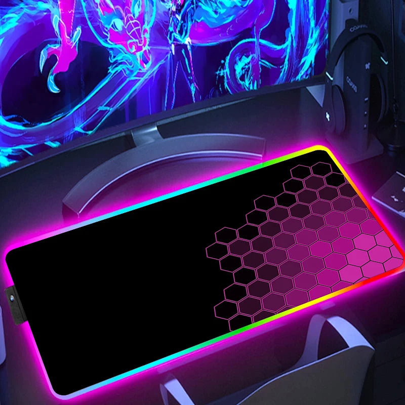 Tapis de souris RGB vue complète