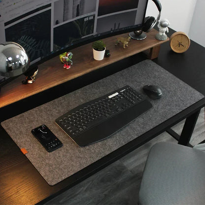 Tapis de souris XXL feutre de laine, vue complète