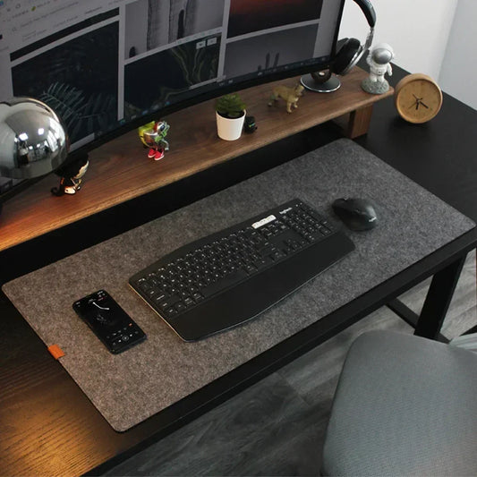 Tapis de souris XXL feutre de laine, vue complète